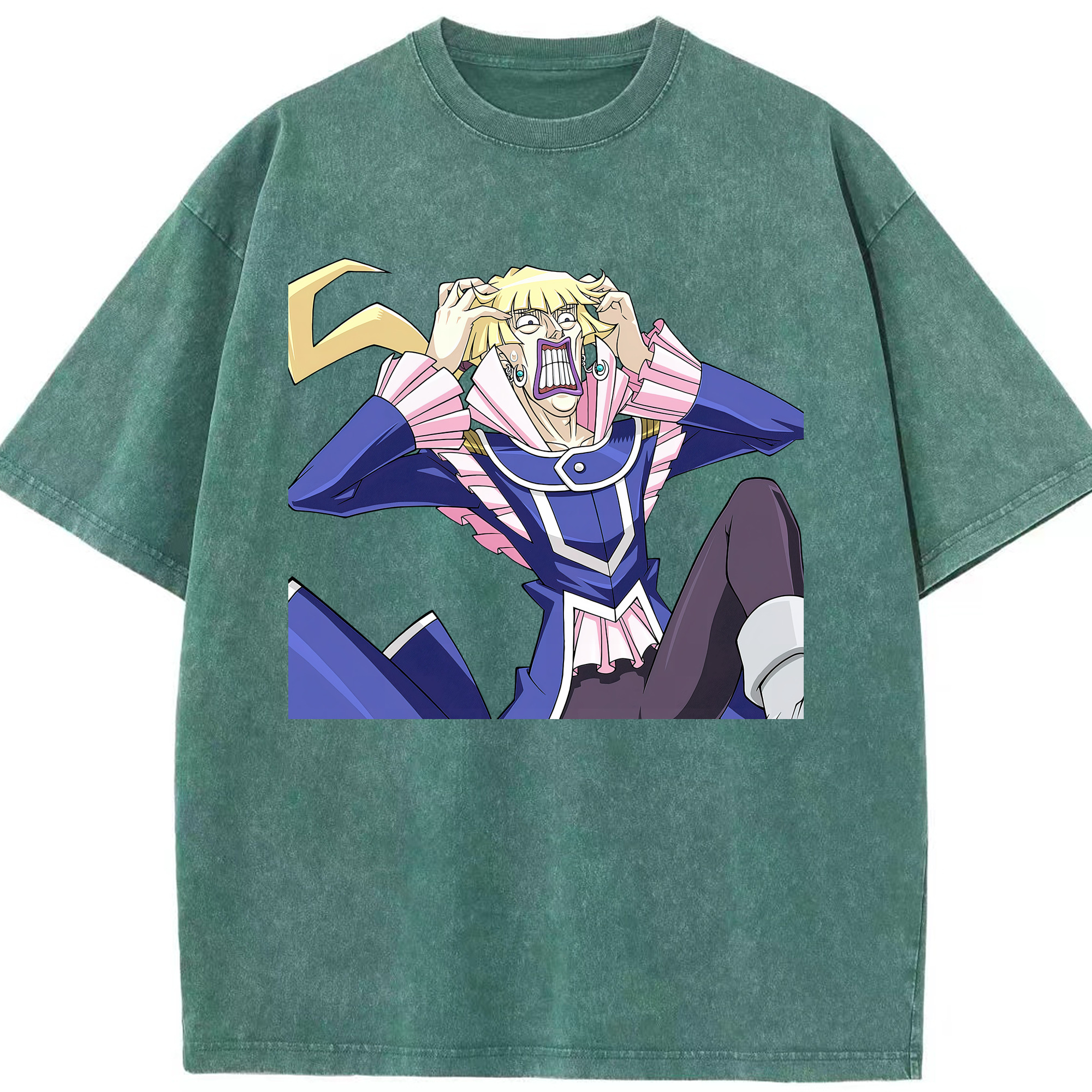（画像用） 遊☆戯☆王 Yu-Gi-Oh! 綿100% ヴィンテージ風 半袖Tシャツ（フロントプリント）